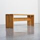 Banc en pin massif, Les Arcs, circa 1973