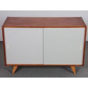 Oak chest of drawers, model U-452 by Jiri Jiroutek, 1960