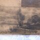Collage dessins à la mine de plomb et craie blanche 1872