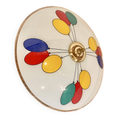 Applique scandinave en verre, 1950
