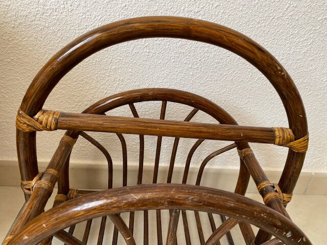 Rattan magazine door