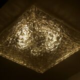 Brutalist ceiling light “Ice Glass”