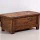 Polychrome Shanxi table with two drawers – China, circa 1930
