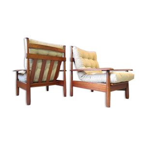 Paire de fauteuils scandinaves