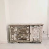 Rustic vintage patinated bar
