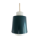 Suspension vintage en verre opalin 1960s