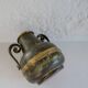 Art Deco vase in bronze and brass by SVM Handarbete, Sweden 1940s