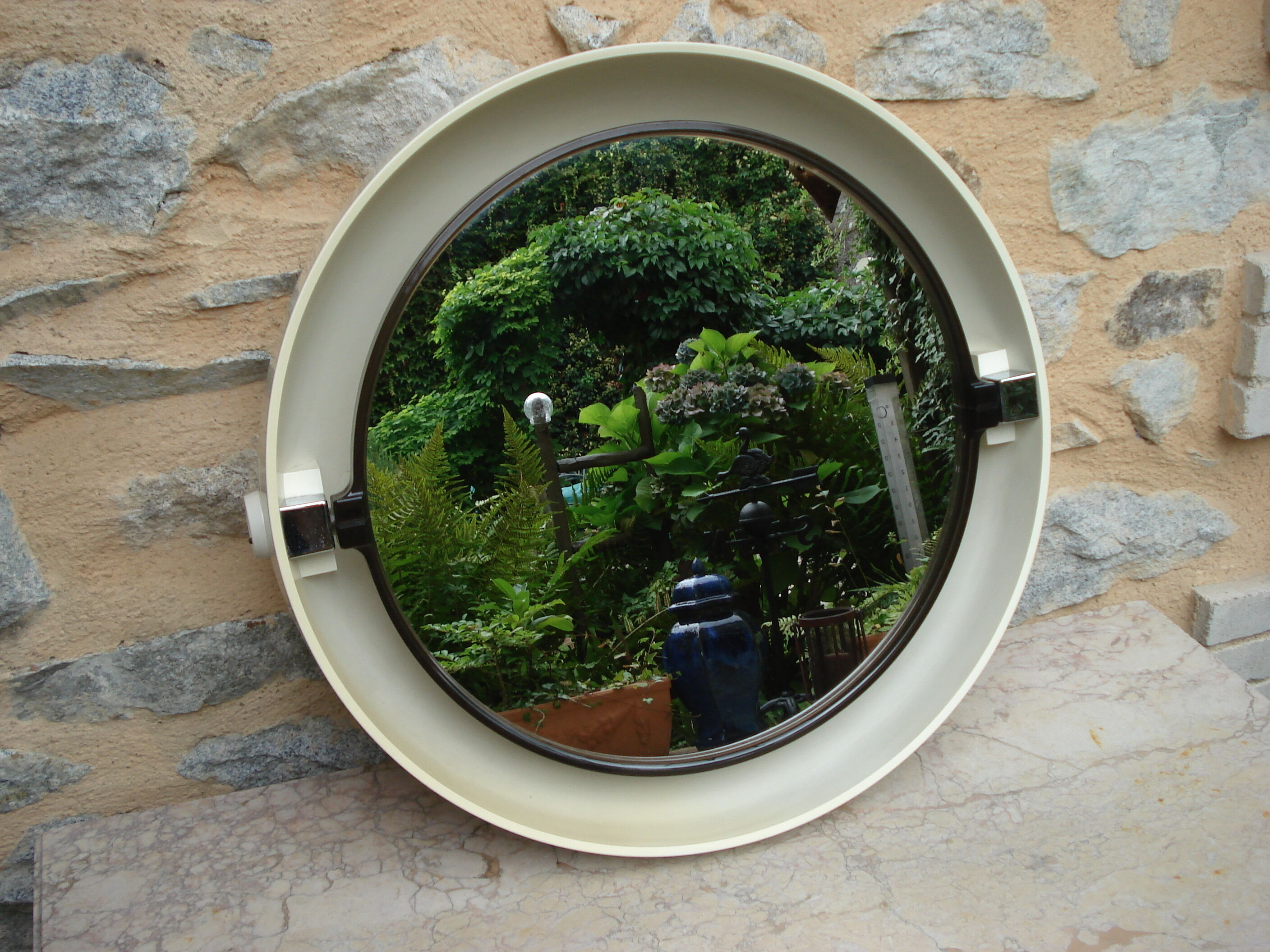 Vintage illuminating mirror 1970 allibert