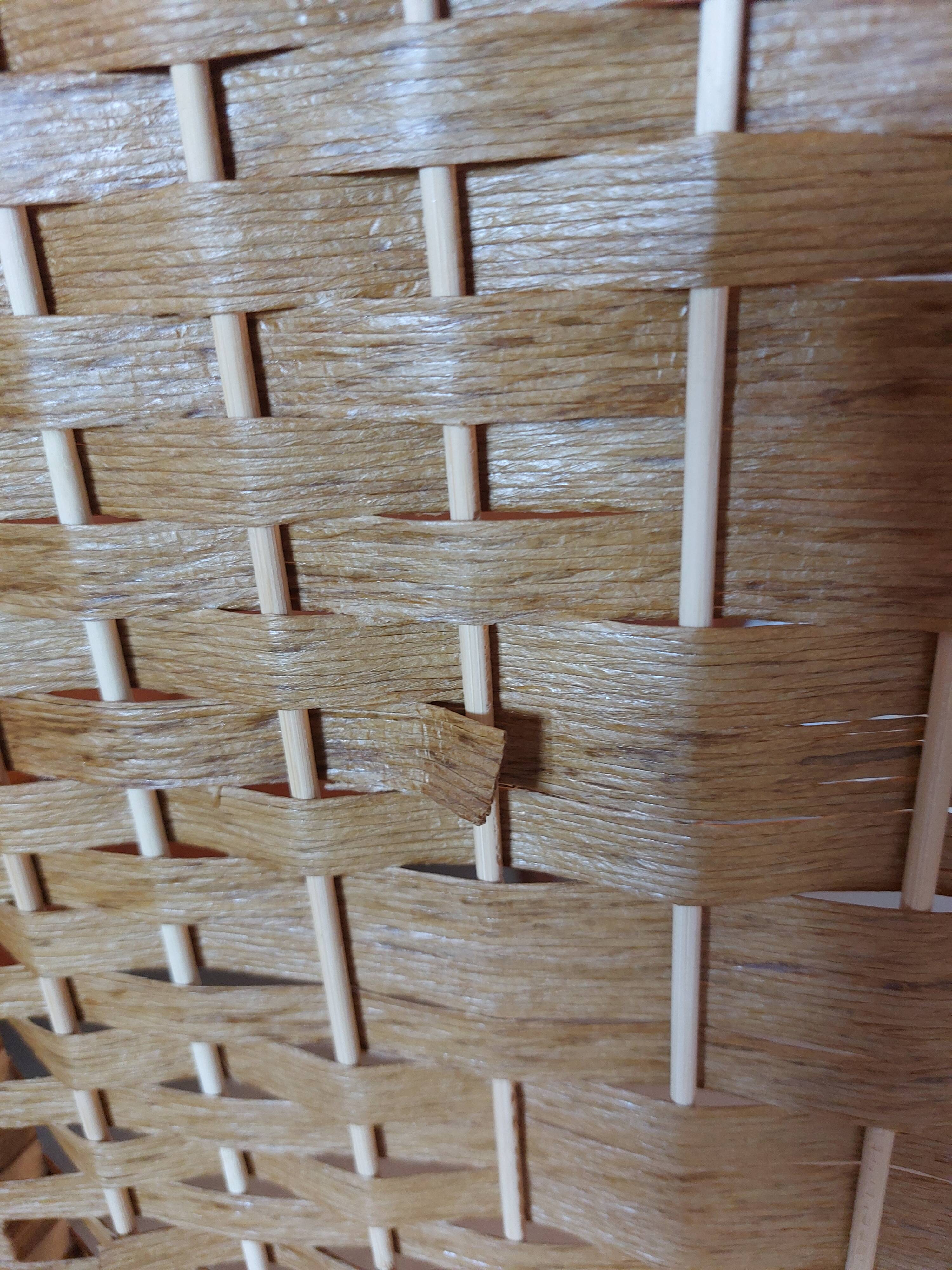 wicker, rattan screen, 5 panels