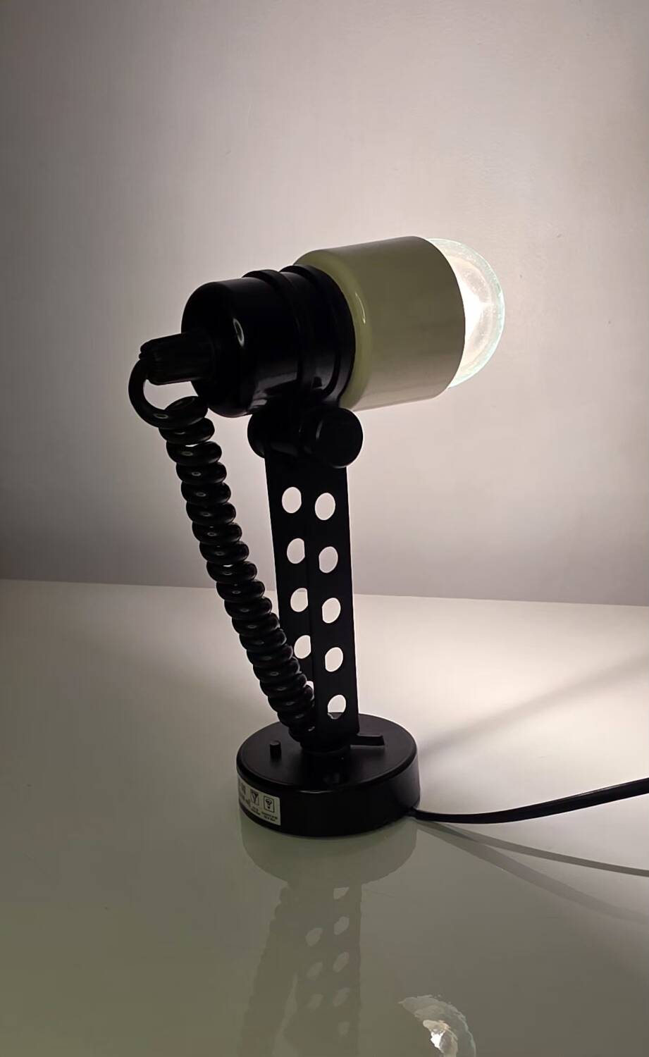 Spotlight lamp Claude D60, vintage industrial