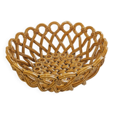 Woven ceramic basket