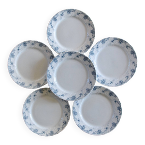 assiettes anciennes XIXe - terre