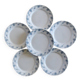 Antique 19th-century ironstone plates signed KG Luneville "Kleber"