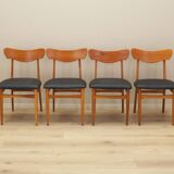 Set of four chairs, Danish design, 1970s, production: Denmark