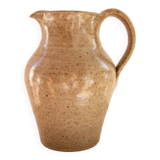 Stoneware carafe signed CA on handle