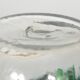 Ribbed blown glass decanter - twisted