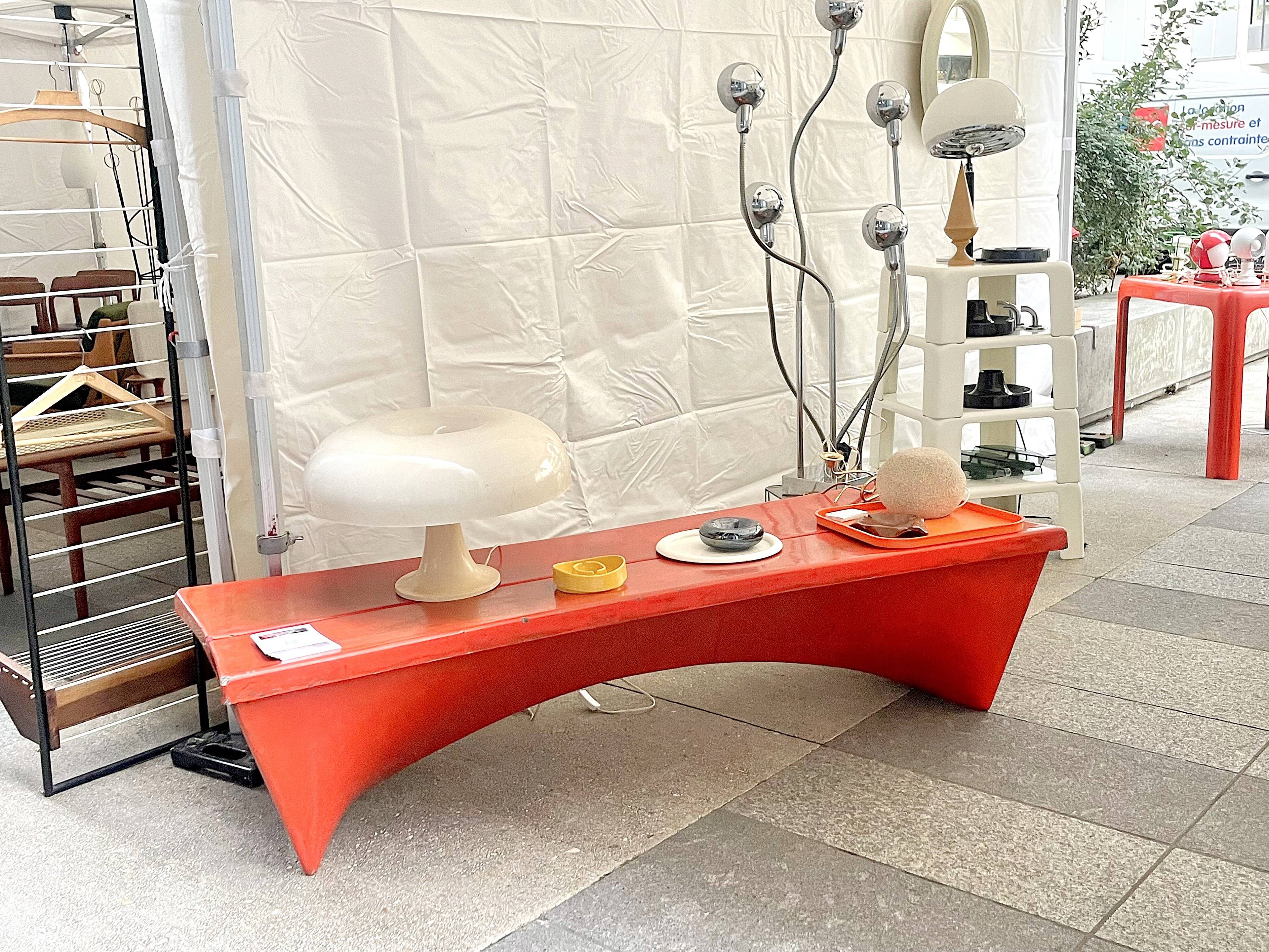 Large Nesso lamp Giancarlo Mattioli Artemide 1965