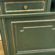 Paire de chevets art-déco en bois peint