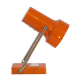 Wall spotlight lamp or to pose orange and vintage chrome, 1960
