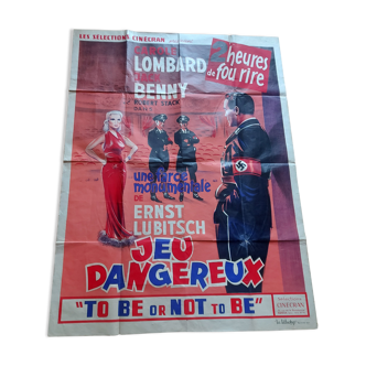Movie poster from the 40's dangerous games