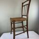 Chaise en bois et paille 