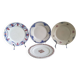 4 assiettes anciennes dépareillées Gien, St Amand, K&G Lunéville