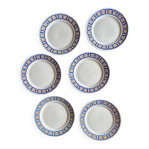 Lot de 6 assiettes à - dessert