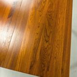 Danish Extendable Solid Teak Dining Table by Glostrup, 1970s