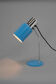 Mid-century blue table lamp by Napako, 1970s