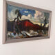 Painting by Per Olof Zachrisson 1960’s, Scandinavian Modern