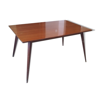 Plated vintage mahogany table
