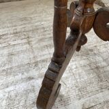 19th century oak pedestal console