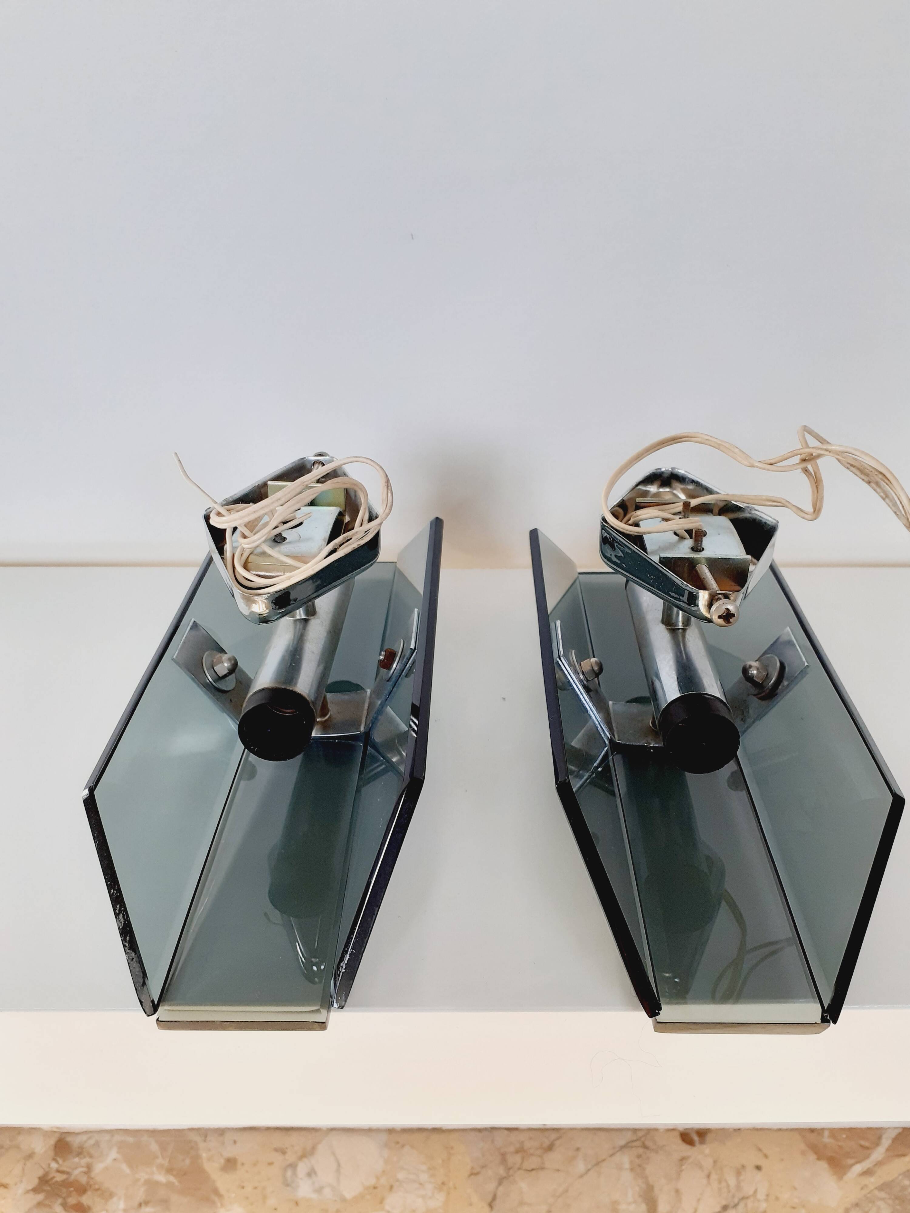 Pair of vintage wall lights