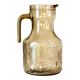 Carafe pichet vintage 1970 verre fumé Italy