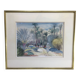 Henri Verge Sarrat – Dessin sur aquarelle « Oasis »