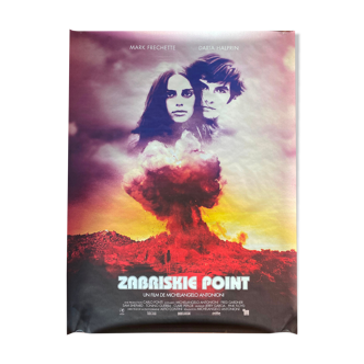 Affiche cinéma "Zabriskie Point" Michelangelo Antonioni 120x160cm 1990