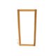 Scandinavian oak mirror, Sweden, 1960, 114cm x 52cm