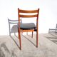 4 chaises scandinaves vintages bois