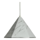 Royal Copenhagen "Luciana" blanc de chine porcelain pendant lamp, 1960s