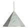 Royal Copenhagen "Luciana" blanc de chine porcelain pendant lamp, 1960s