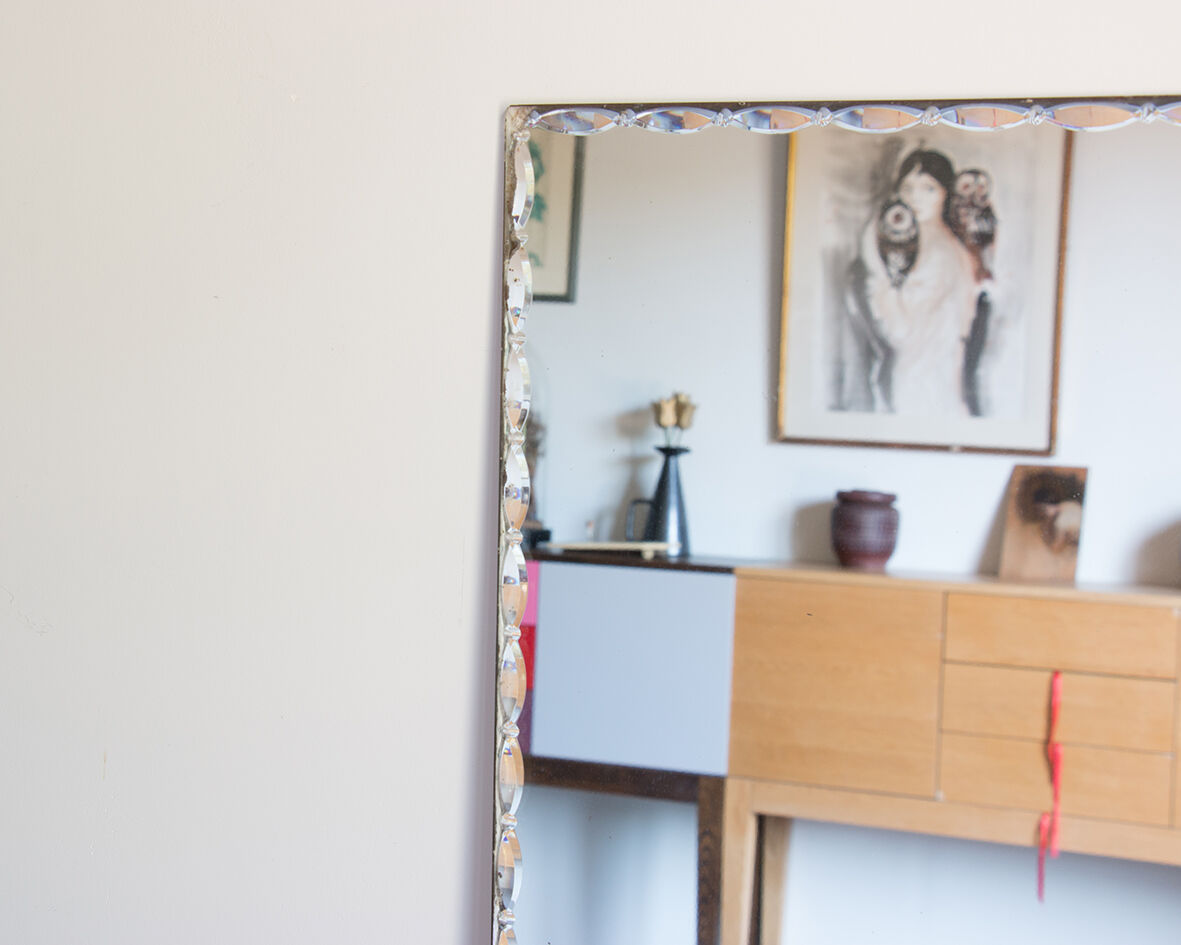 Miroir biseauté 135x42cm