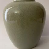 Japan polychrome vase and celadon XIX Naniwaya Okita Japan Nippon