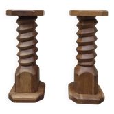 Pair of press screw brackets