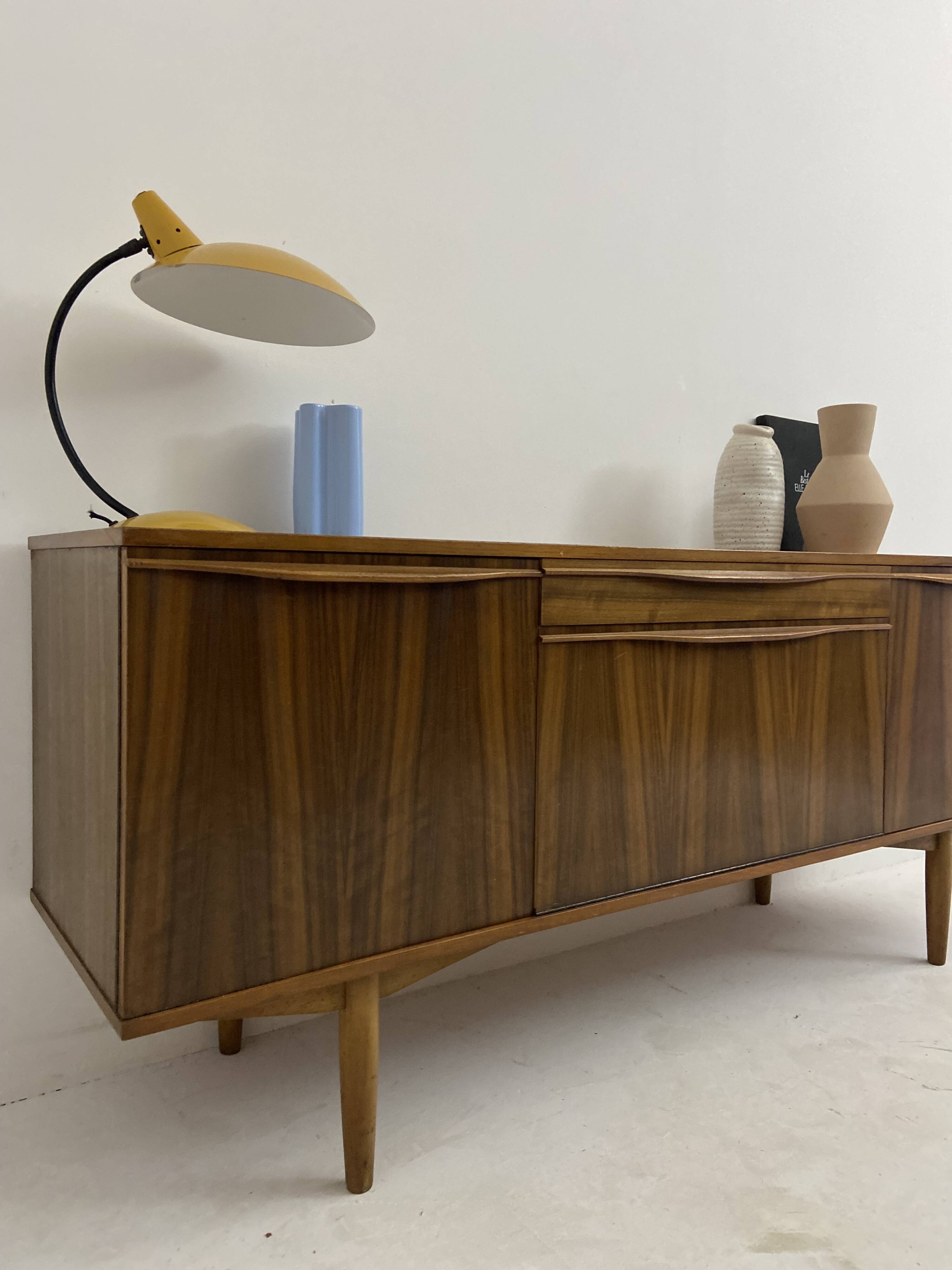 vintage walnut sideboard