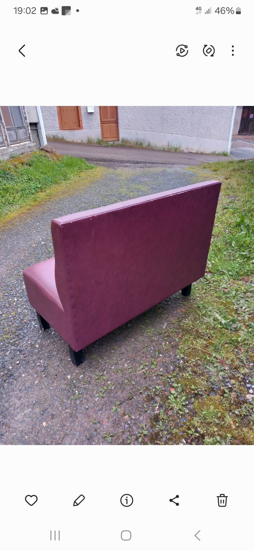 3 bistro benches