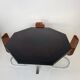 Octagonal dining table in resin, Italy 1970s
