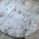wooden pedestal or primitive winemaker's table