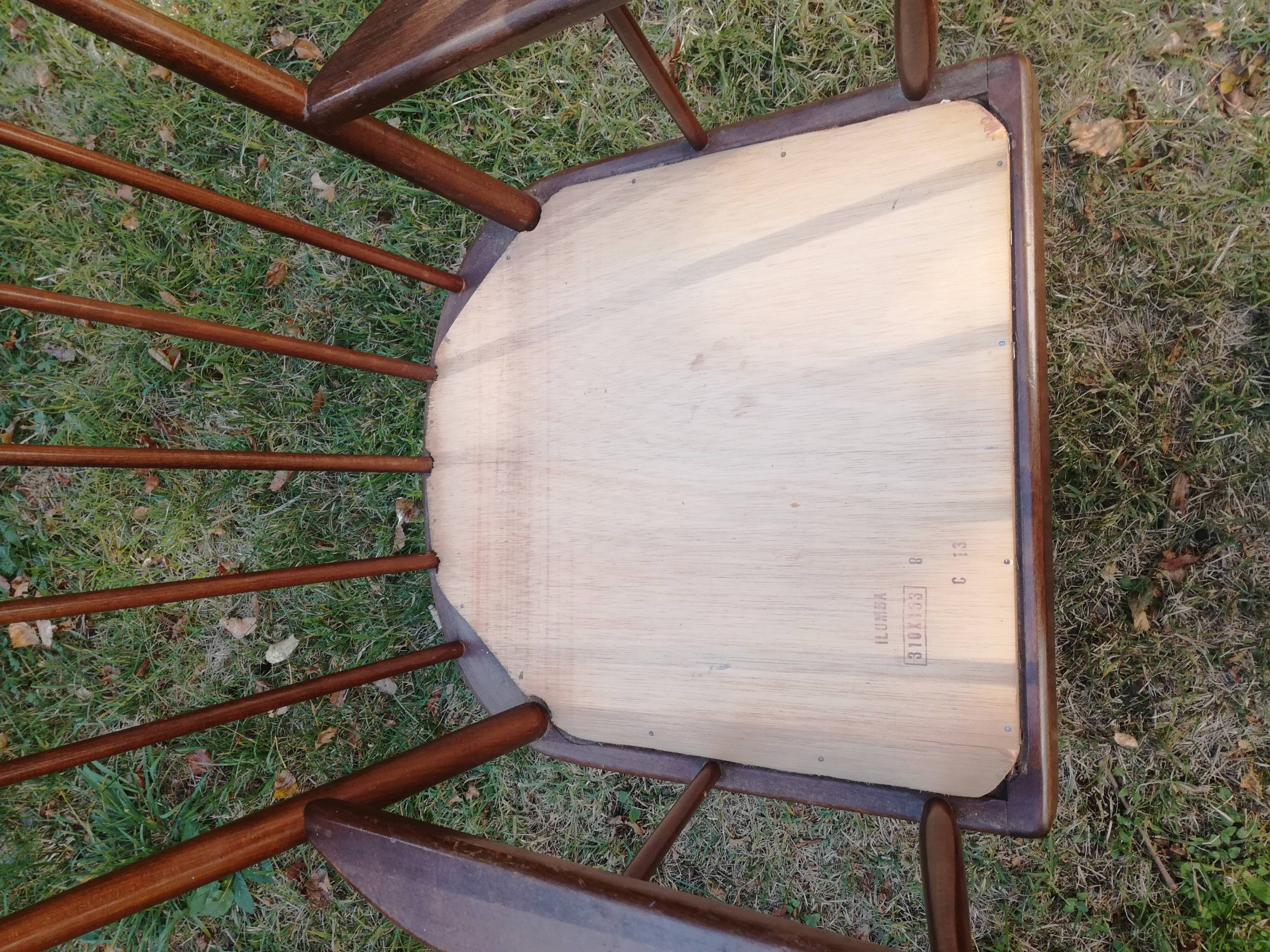 Pair of Baumann fan armchairs