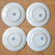 Lot de 4 assiettes Chantilly de la manufacture Longwy