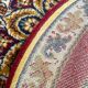 Round oriental rug